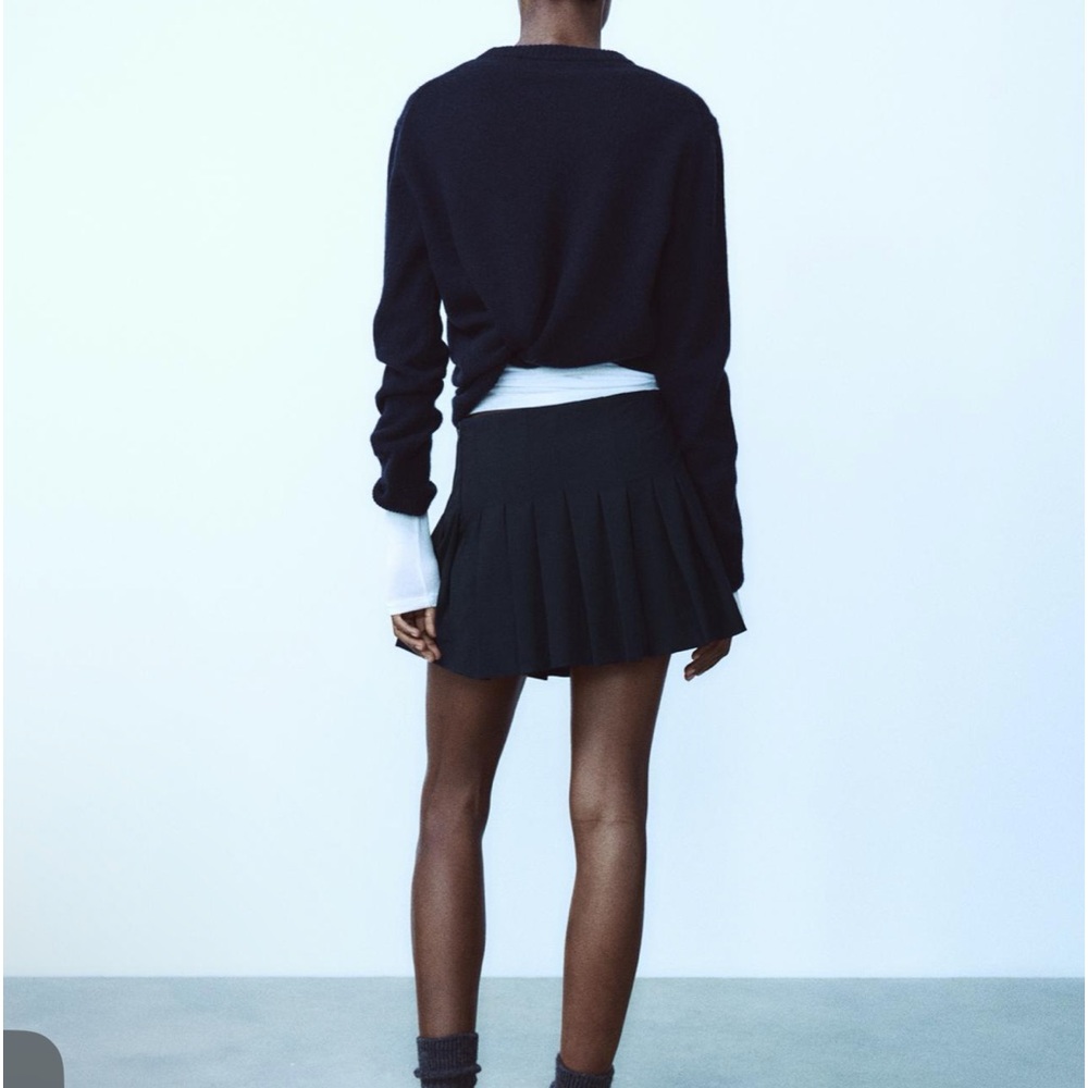 NWOT pleated skort ZARA